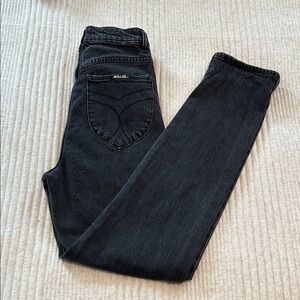 ROLLA'S Women's Black Straight Leg Jeans